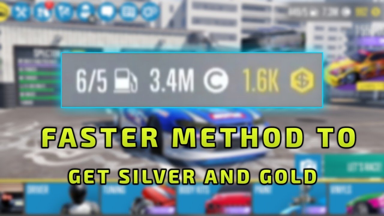 CARA GRINDING COIN DAN GOLD - CarX Drift Racing 2