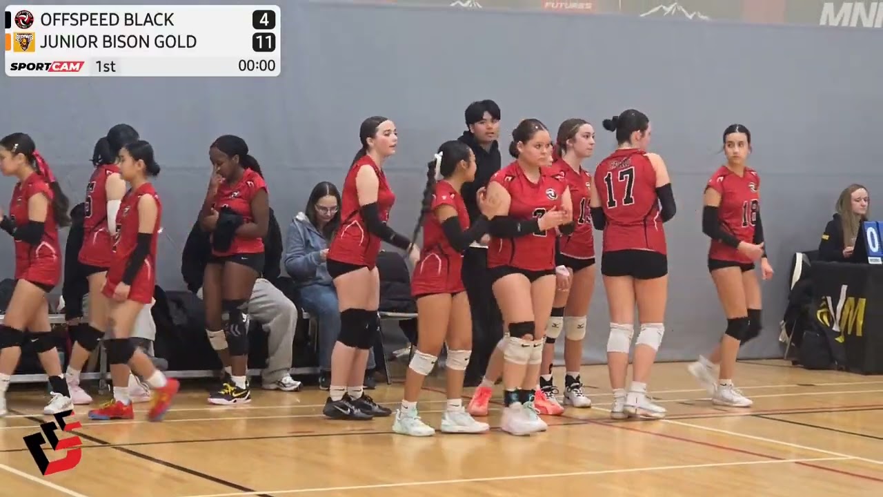 Offspeed Black (12) vs Junior Bisons Gold (25) Set 1