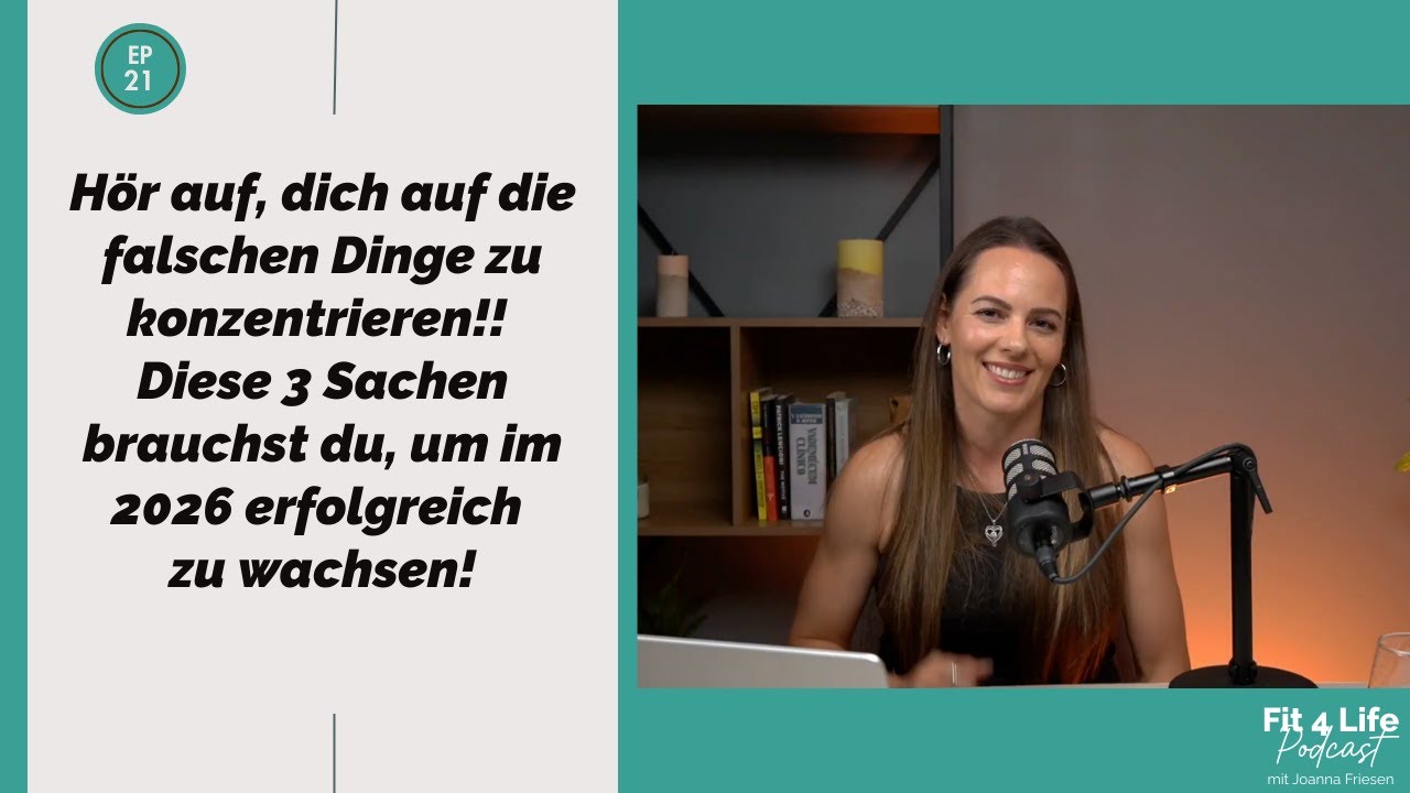 3 Dinge die du brauchst, um 2026 erfolgreicher zu sein - auf Gottes Art und Weise