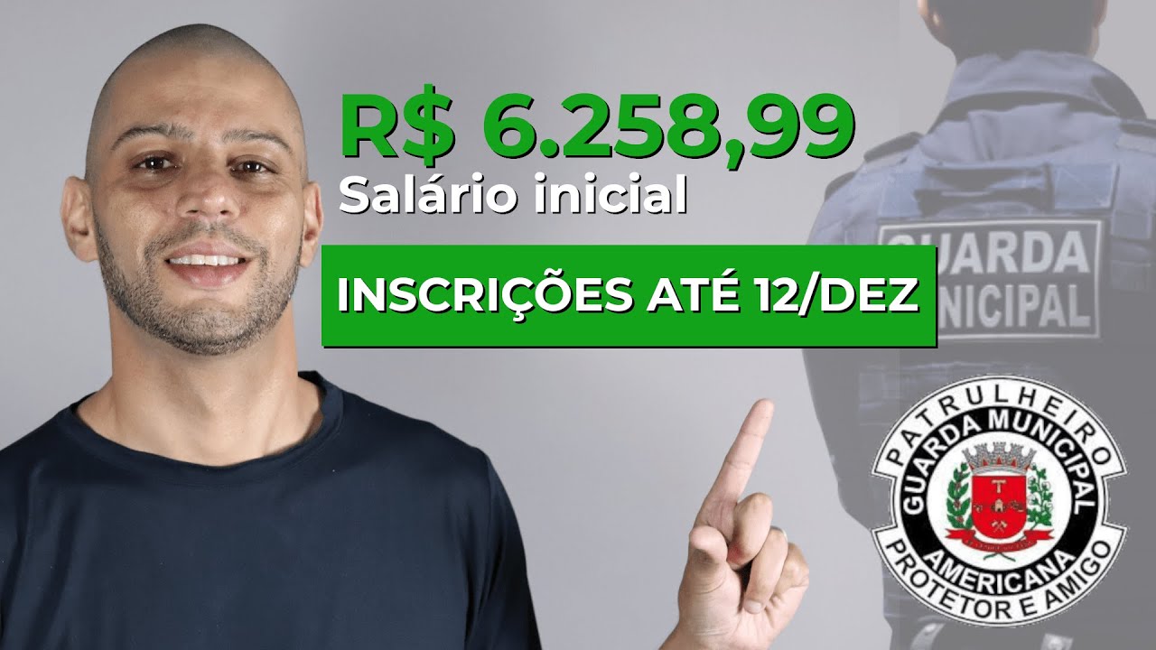 Tudo sobre o concurso da GCM de Americana/SP | An&aacute;lise do Edital e Como Funciona | Fernando Fajan