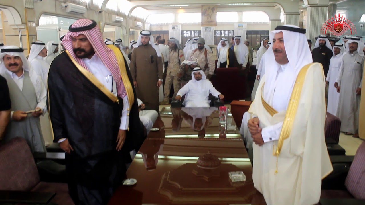 وفد عراقي من وجهاء شمر بالعراق يزور الشيخ حميدي الدهام الهادي لتهنئته بعيد الفطر