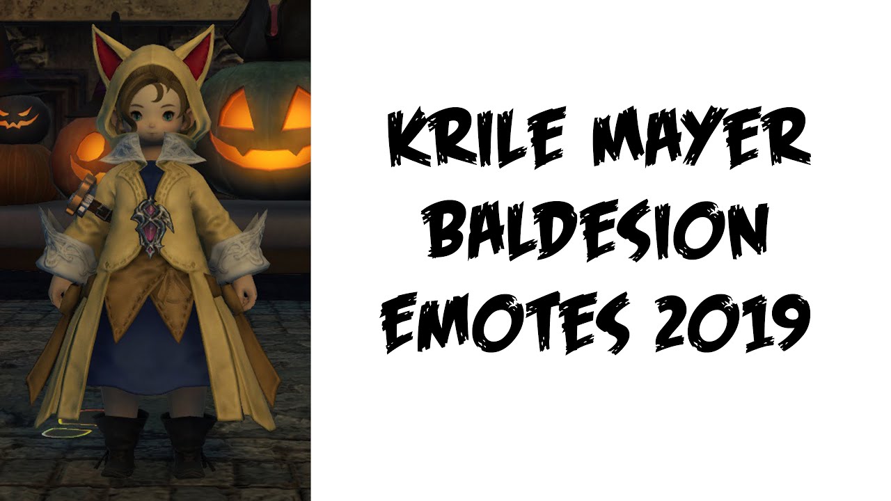 Krile Mayer Baldesion Emotes (2019)