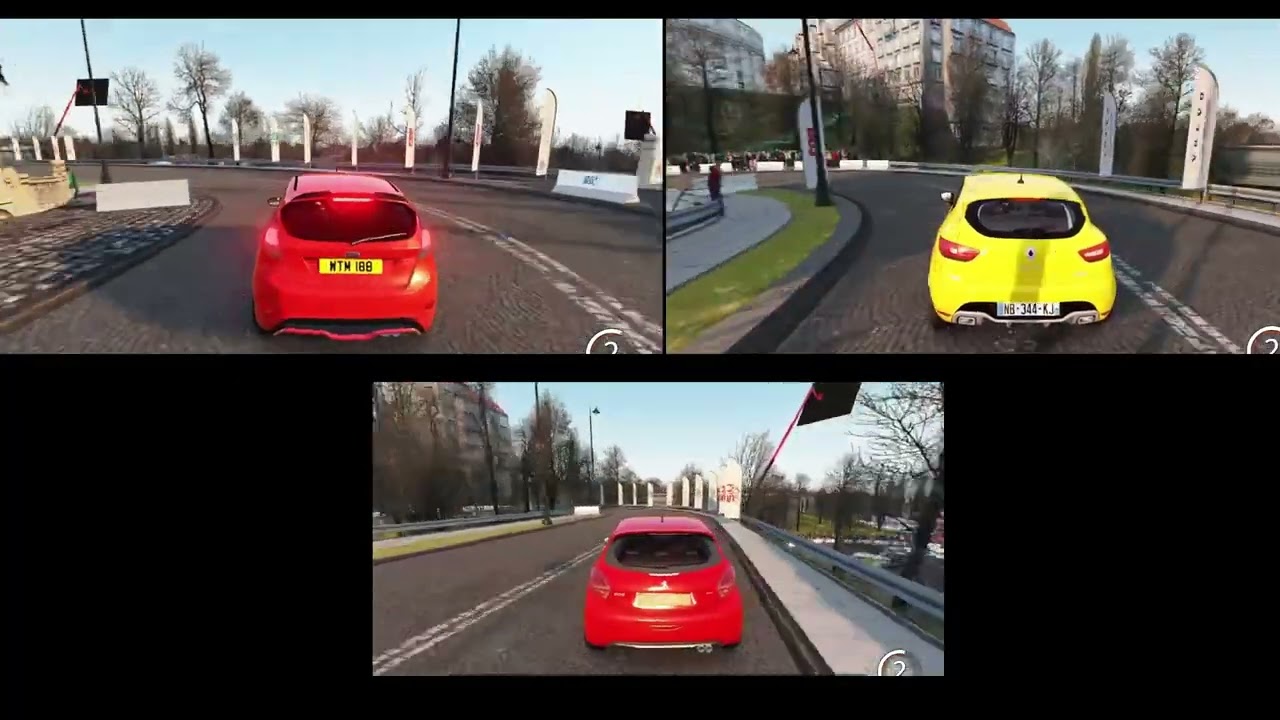 whats faster a renault clio rs,a ford fiesta st or a peugeot 208 gti