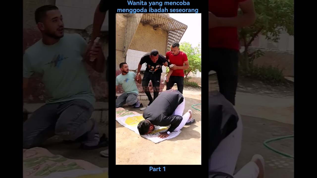 wanita yang mencoba menggoda ibadah seseorang #shortvideo #alurflim #wajibnonton #viralvideo