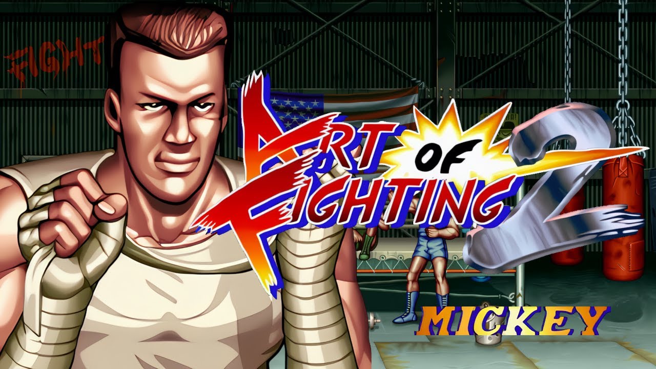 Art of Fighting 2 - Mickey Rogers🥊Playthrough (Neo·Geo CD) 龍虎の拳2ミッキー・ロジャース