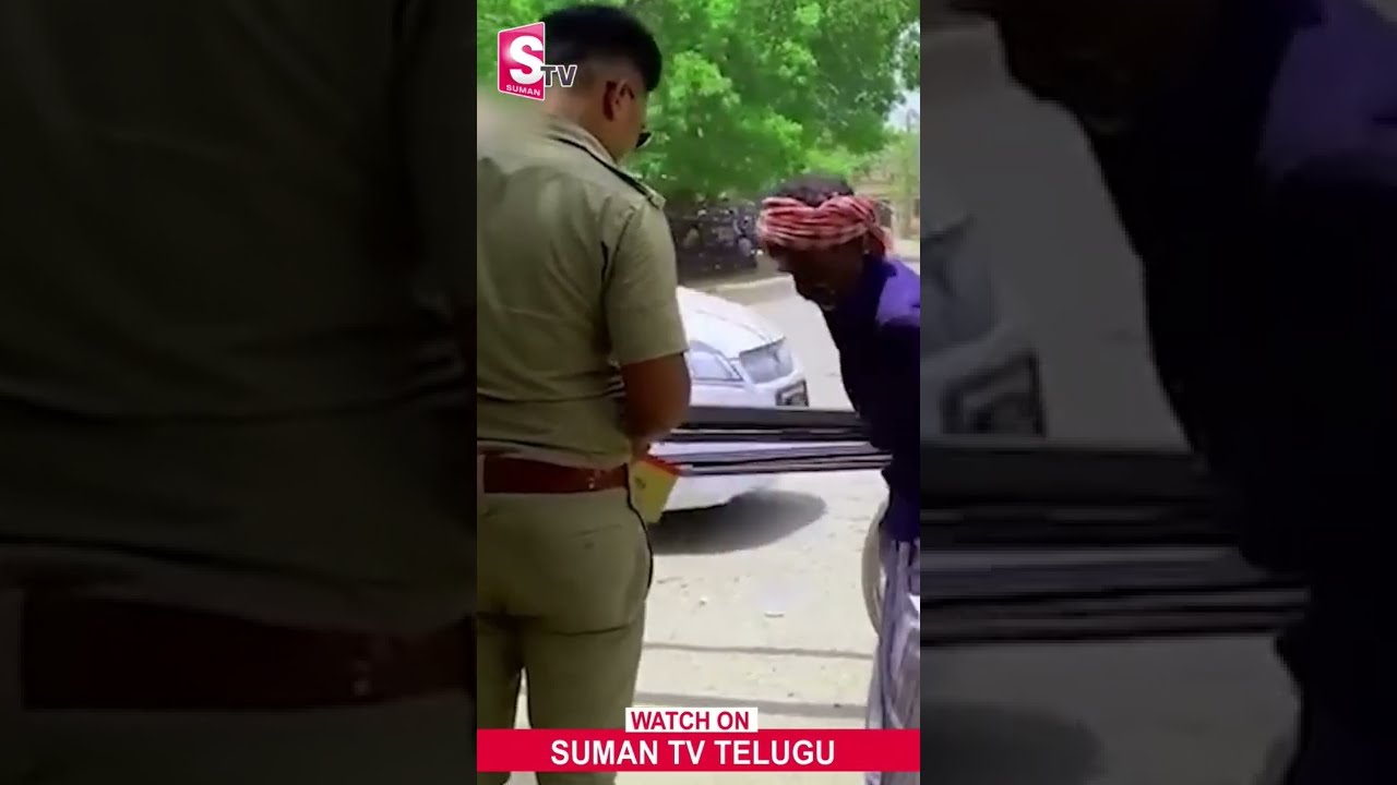 Viral Video: UP Police Buys New Slippers for Barefoot Cart-Puller | #youtubepartner #shorts
