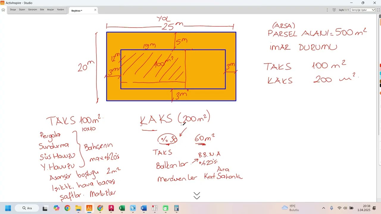 Arsanıza Kaç m² Bina Yapabilirsiniz? 📏 Emsal, TAKS ve KAKS Hesabı!