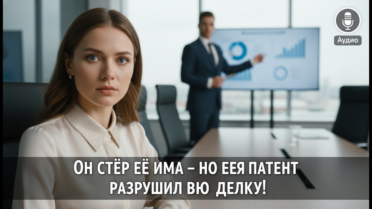 Он вычеркнул её имя из презентации — её патент раздавил всё поглощение