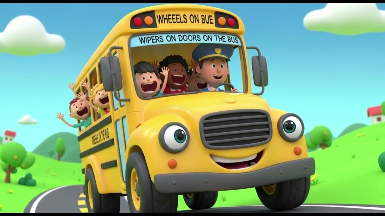 Wheels on the bus |Nursery Rhymes for Kids | Fun Learning Songs | Kids Melody