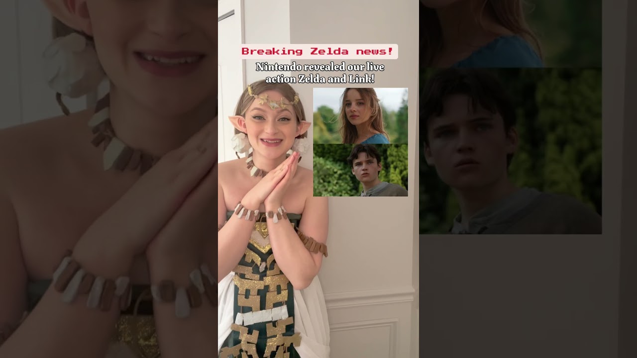 We have our Zelda and Link for the Legend of Zelda movie! Nintendo • Live action Zelda