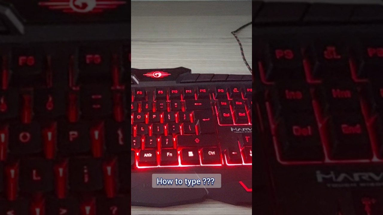 How to type question mark symbol????? #keyboard #laptop #clavier #pc