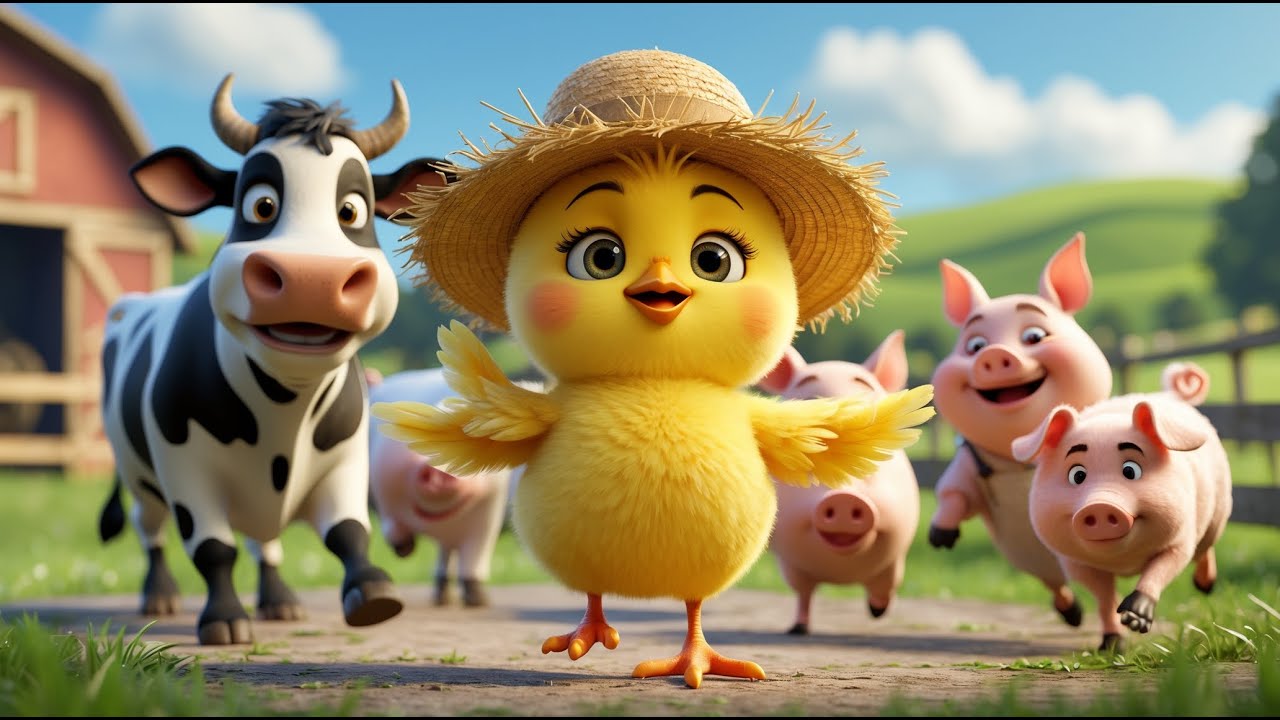 Il Pulcino Curioso 🐥 | Canzone Animata per Bambini in Fattoria | Video Educativo e Divertente