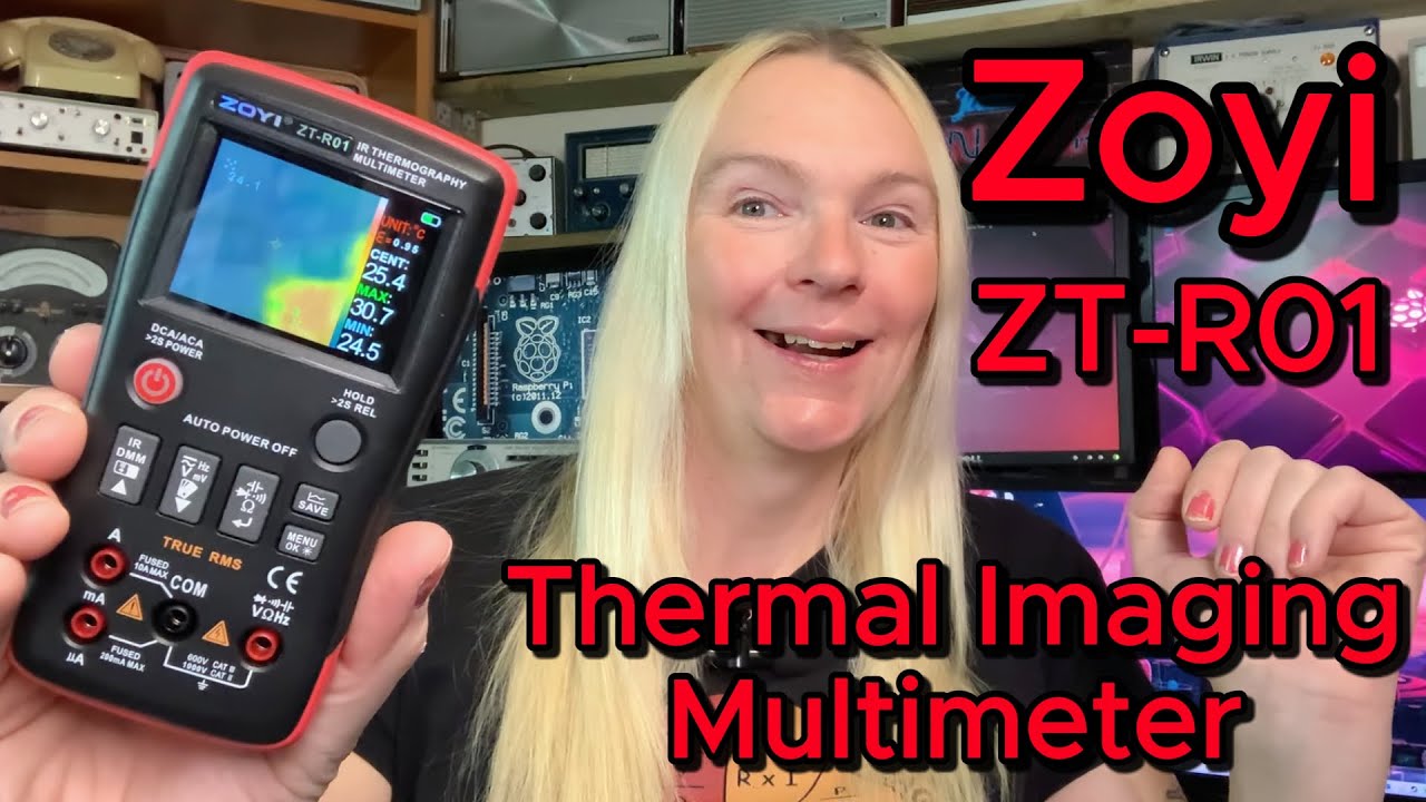Zoyi ZT R01Thermal Imaging Multimeter Review - A Useful Tool For Electronics Fault Finding!