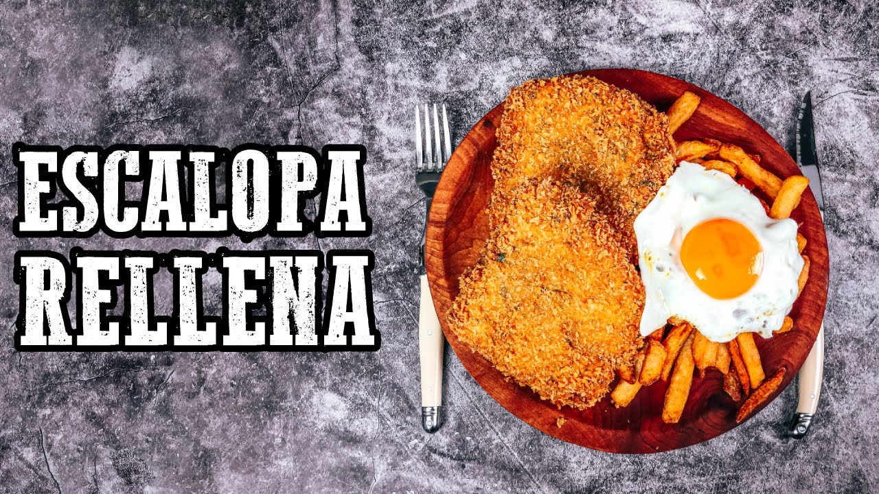 Milanesa Frita Crocante rellena con Jamón y Queso | Slucook