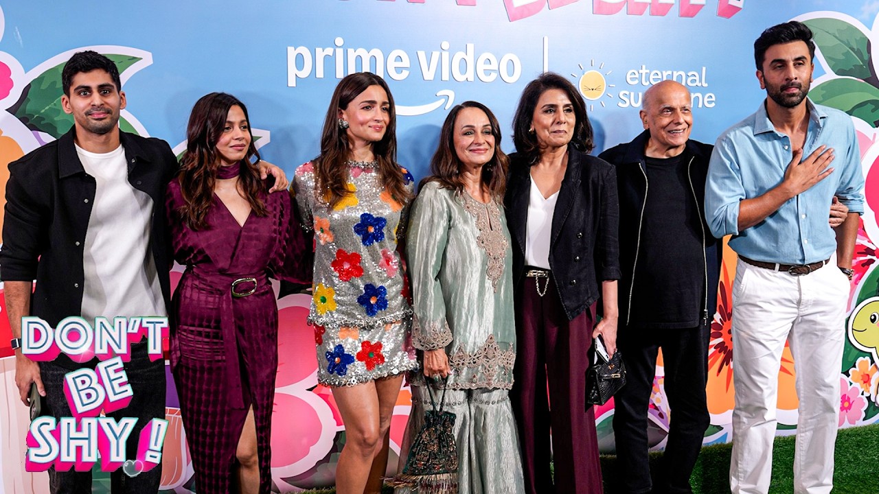Ranbir Kapoor, Alia Bhatt, Mahesh Bhatt, Nitu Kapoor, Soni & More Arrives At Don't Be Shy Screening