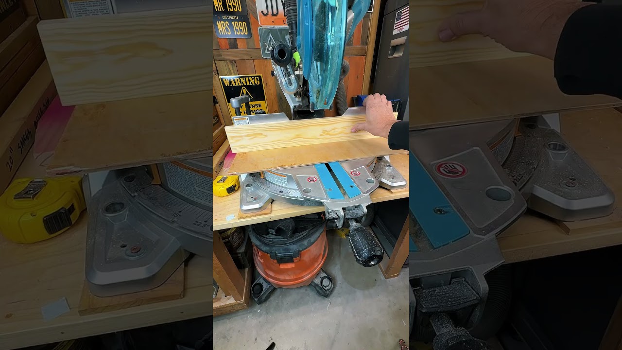 Prevent Tear-Out At The Miter Saw (Woodworking Tip)