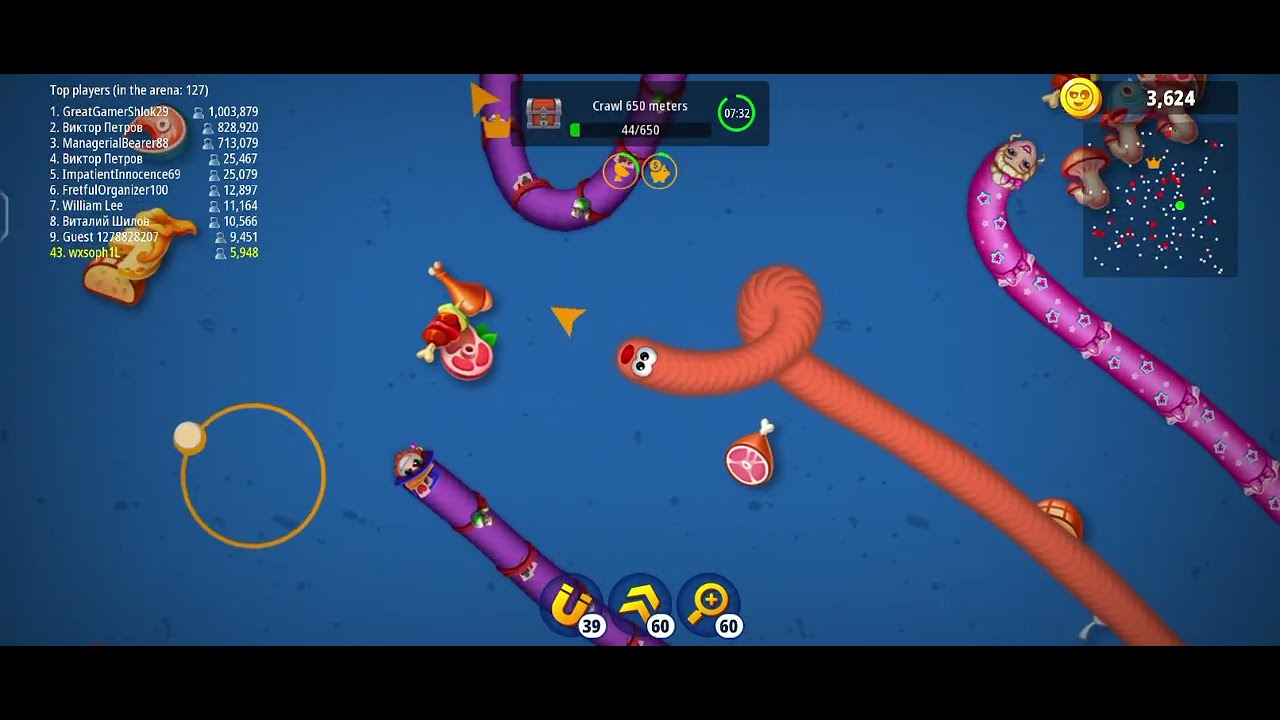 FIVE MINUTES WORM ZONE 🧡🧡🧡