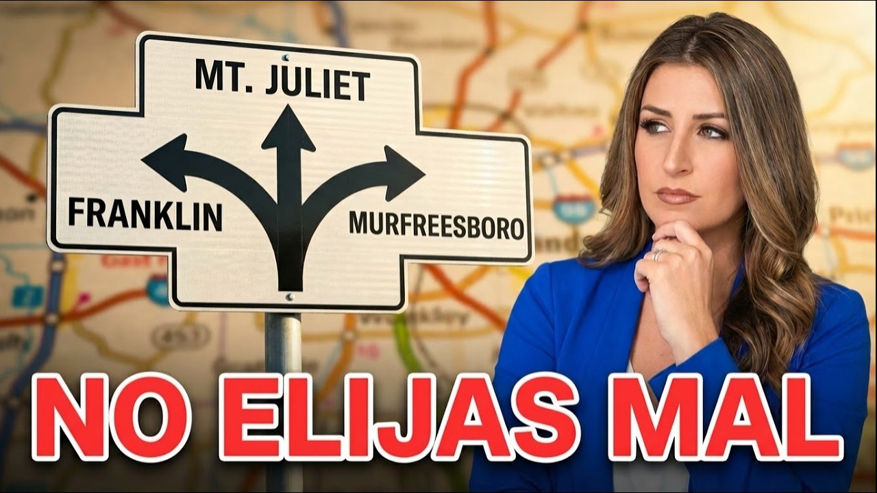 Franklin vs Mt. Juliet vs Murfreesboro: Estilo de vida, commute y precios reales