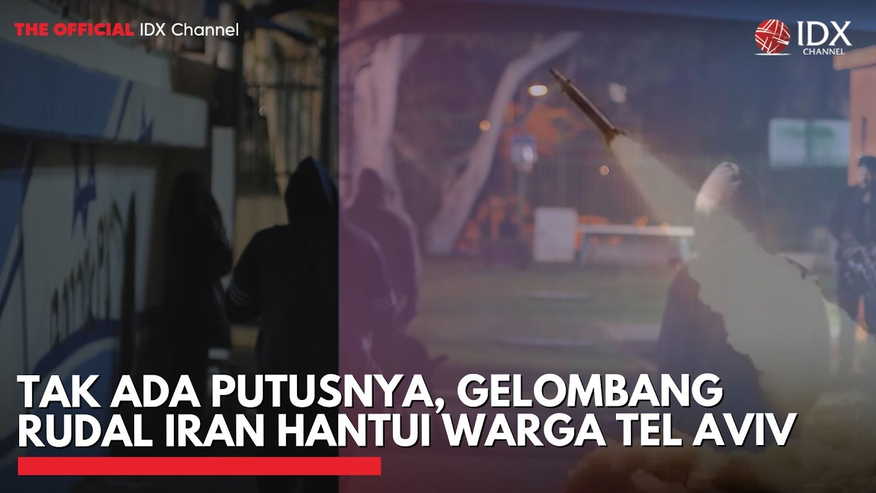 Tak Ada Putusnya, Gelombang Rudal Iran Hantui Warga Tel Aviv | IDXC UPDATE