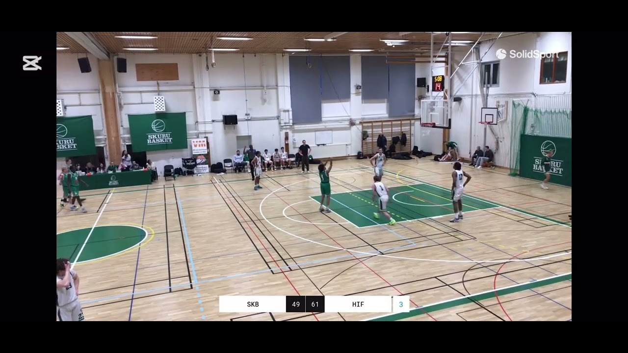 Basketball highlights from divison 1 men’s league in Sweden!