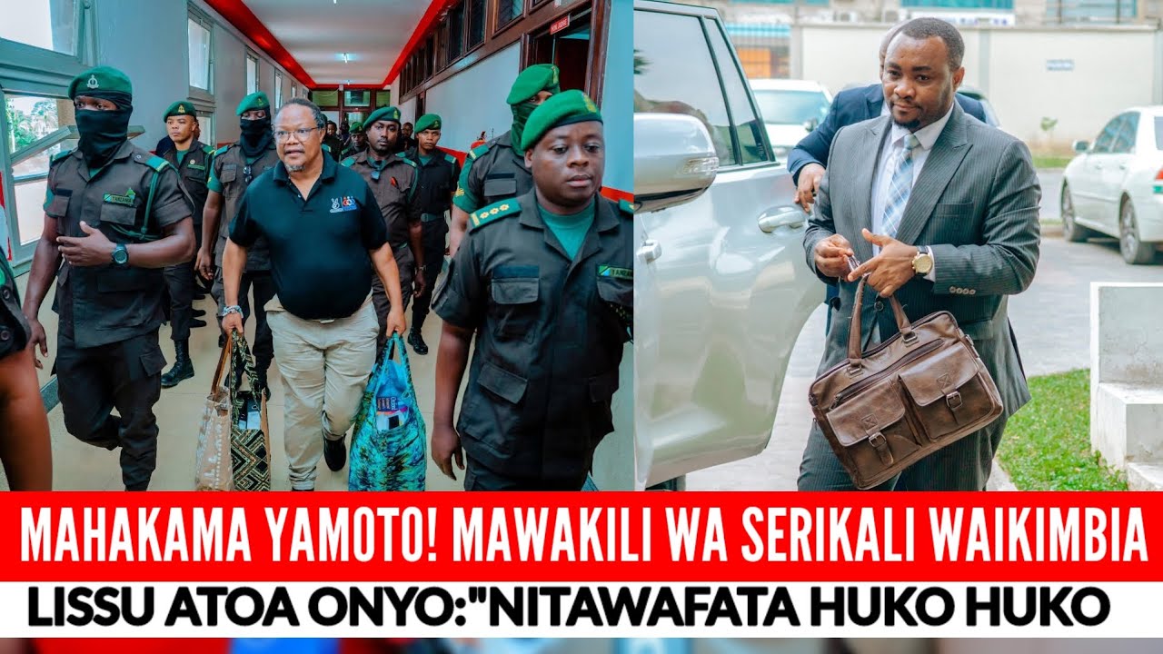 KIMBEMBE! MAWAKILI WA SERIKALI WAIKIMBIA MAHAKAMA WAOMBA RUFAA, LISSU AAMUA KULA NAO SAHANI MOJA