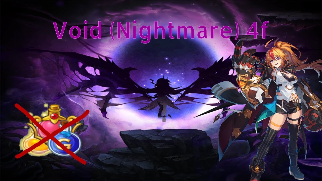 Kallia - Void(Nightmare) 4f Solo no potions - Grand Chase Classic
