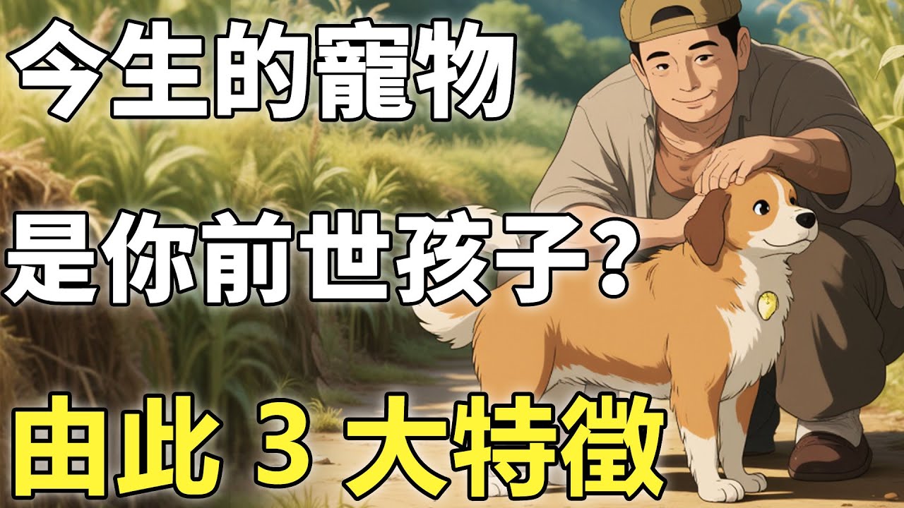 今生的寵物，就是你前世的孩子？老和尚的一個動作，表明寵物身上的這三個特征早已暗示了答案！【寵物|因果|萌寵】