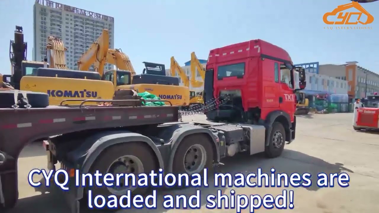 Used machines loaded and shipped