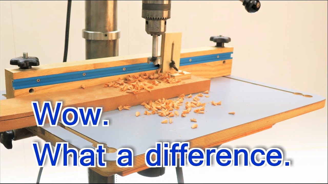 Drill press Table - Woodworking