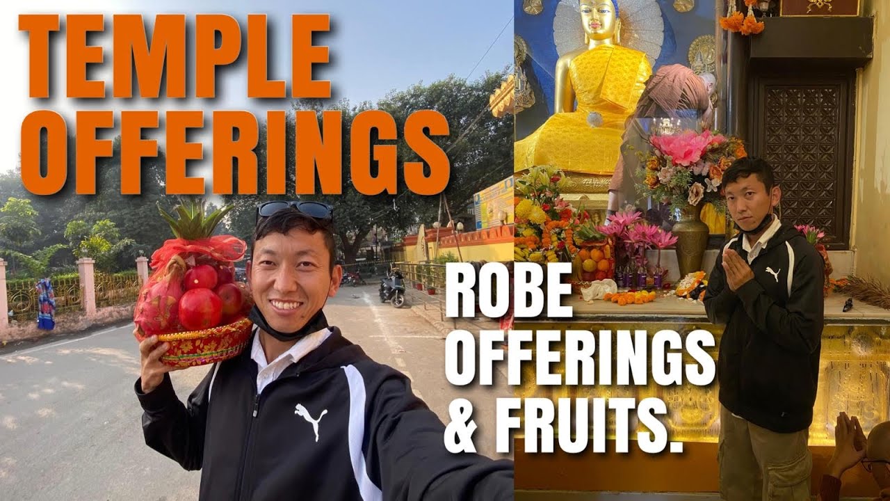 Maha Bodhgaya Temple: Robe Offering Day | Many Prayers 🙏 || last day zongsar monlam |Tibetan Vlogger