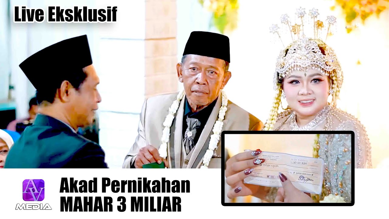 LIVE EKSKLUSIF !!! AKAD PERNIKAHAN MAHAR 3 MILIAR ( Jeruk-Pacitan )