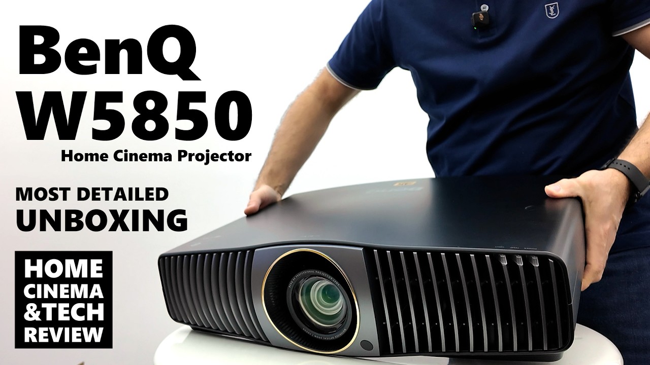 Распаковка и первый взгляд на проектор BenQ W5850 4K | Идеальная система домашнего кинотеатра