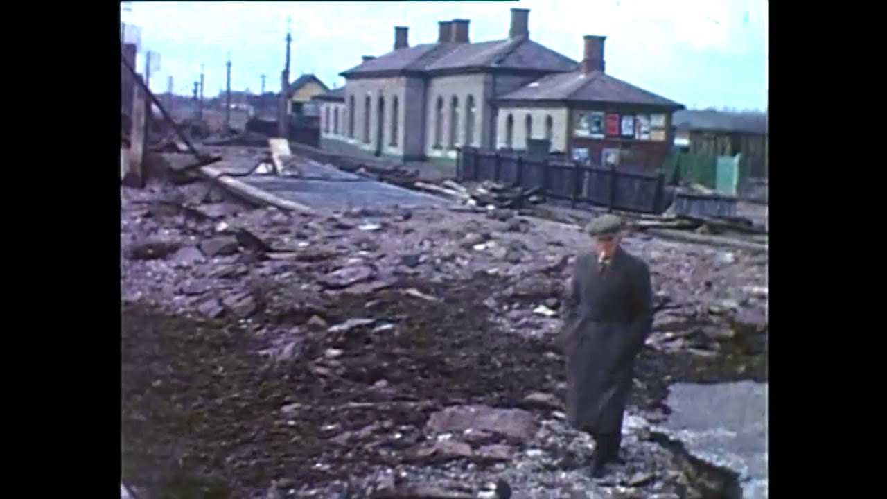 Storm Aftermath in Youghal, Co. Cork, Ireland 1962