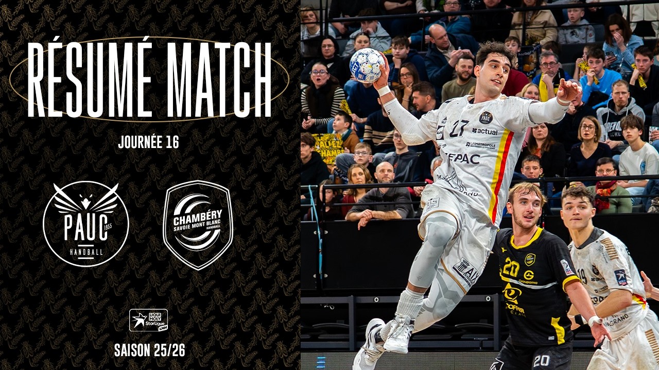 RÉSUMÉ CHAMBÉRY vs PAUC (J16)