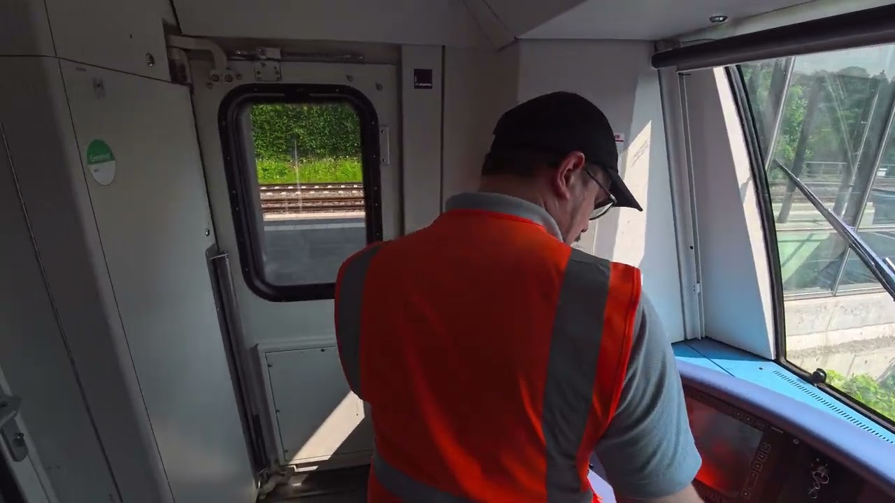8K Führerstandsmitnahme S-Bahn München S6 Pasing - Tutzing BR423 09.06.2025