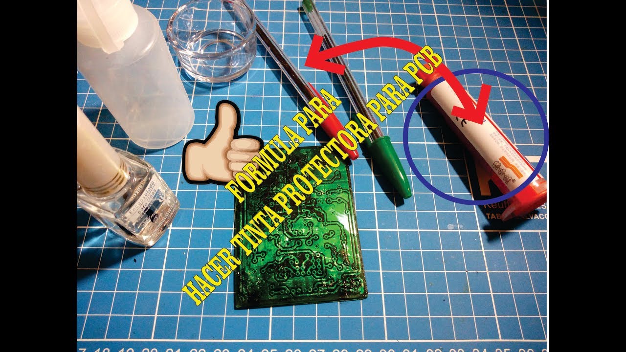 COMO HACER TINTA PROTECTORA PARA PCB