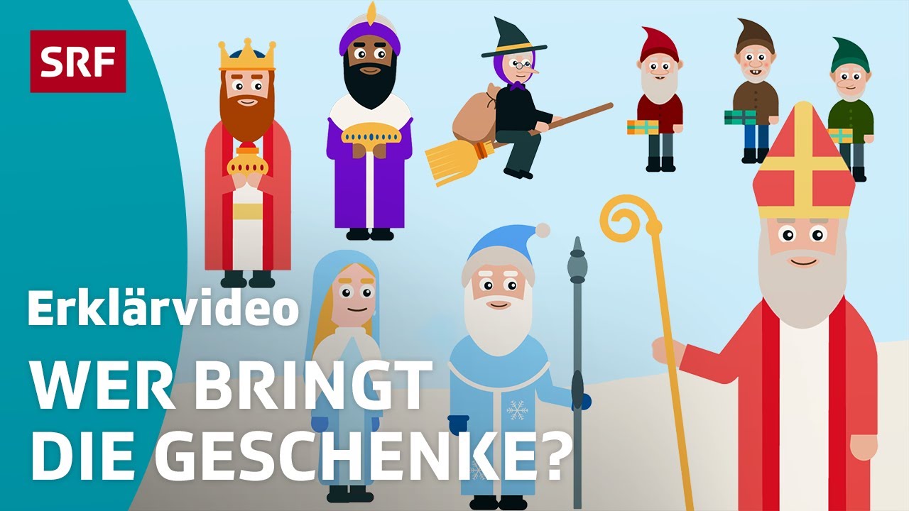 Weihnachten: Geschenke kommen nicht nur vom Christkind – einfach erklärt | Kindervideos | SRF Kids