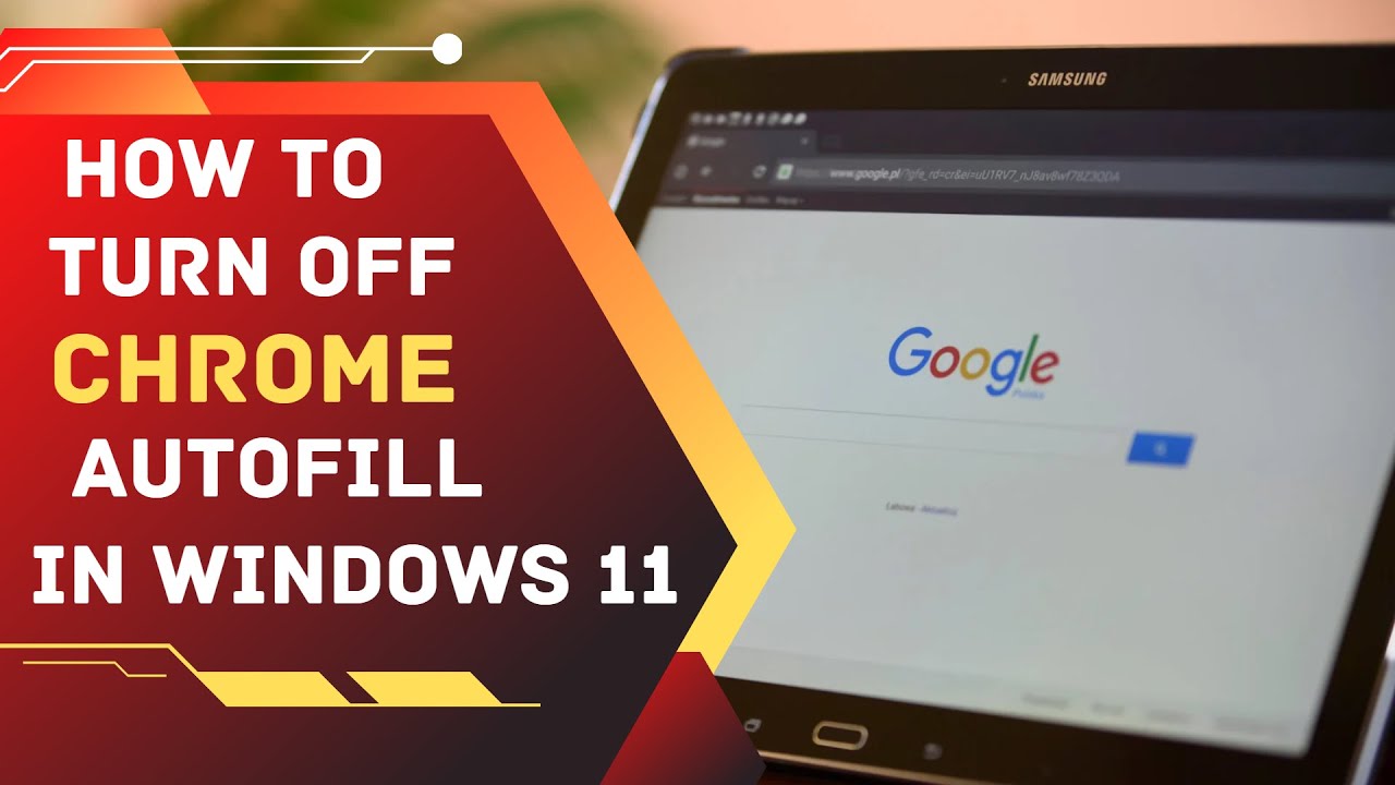 Как отключить автозаполнение Chrome в Windows 11 | Как отключить автозаполнение Chrome