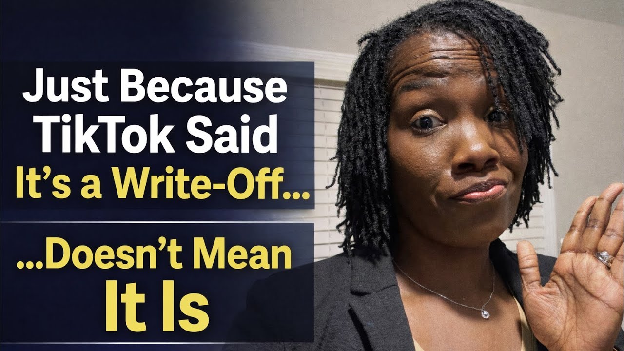 TikTok “Write Offs” are getting people Audited