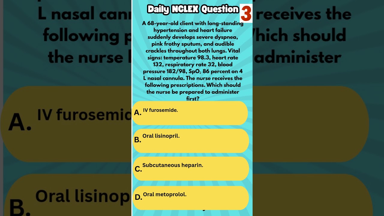 Medical Surgical NCLEX Practice Questions with Answers & Rationales Priority & Critical Thinking NGN
