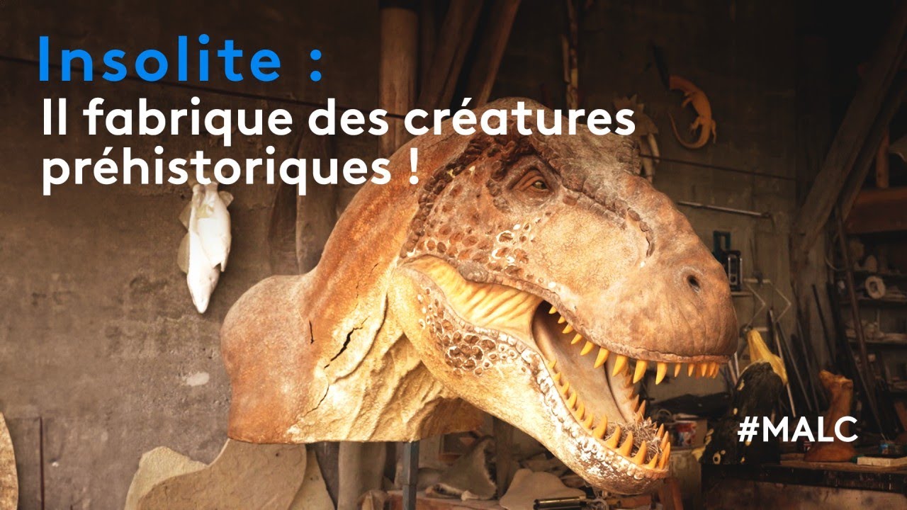 Insolite : il fabrique des créatures préhistoriques !