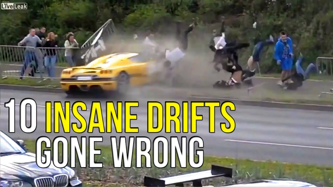 10 Insane Drifts GONE WRONG