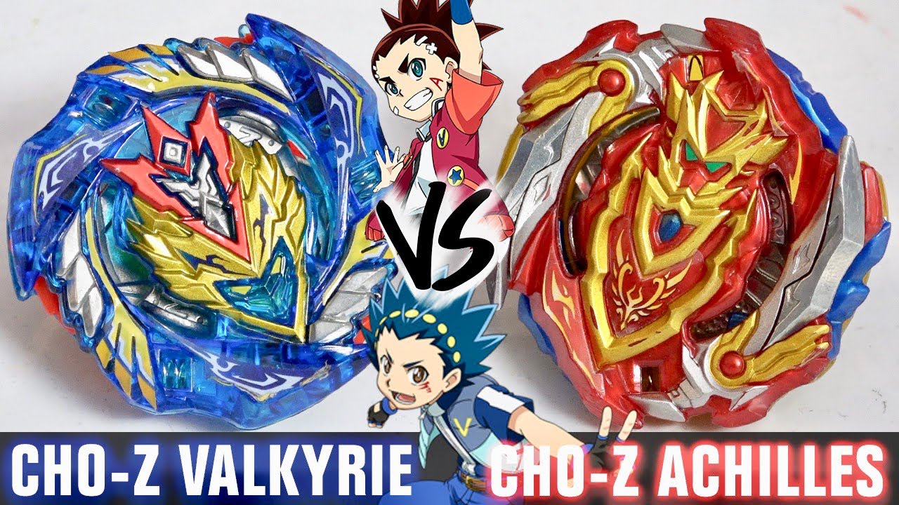 VALT VS AIGA BATTLE: Cho-Z Valkyrie .Z.Ev VS Cho-Z Achilles .00.Dm - Beyblade Burst Super Z/Turbo