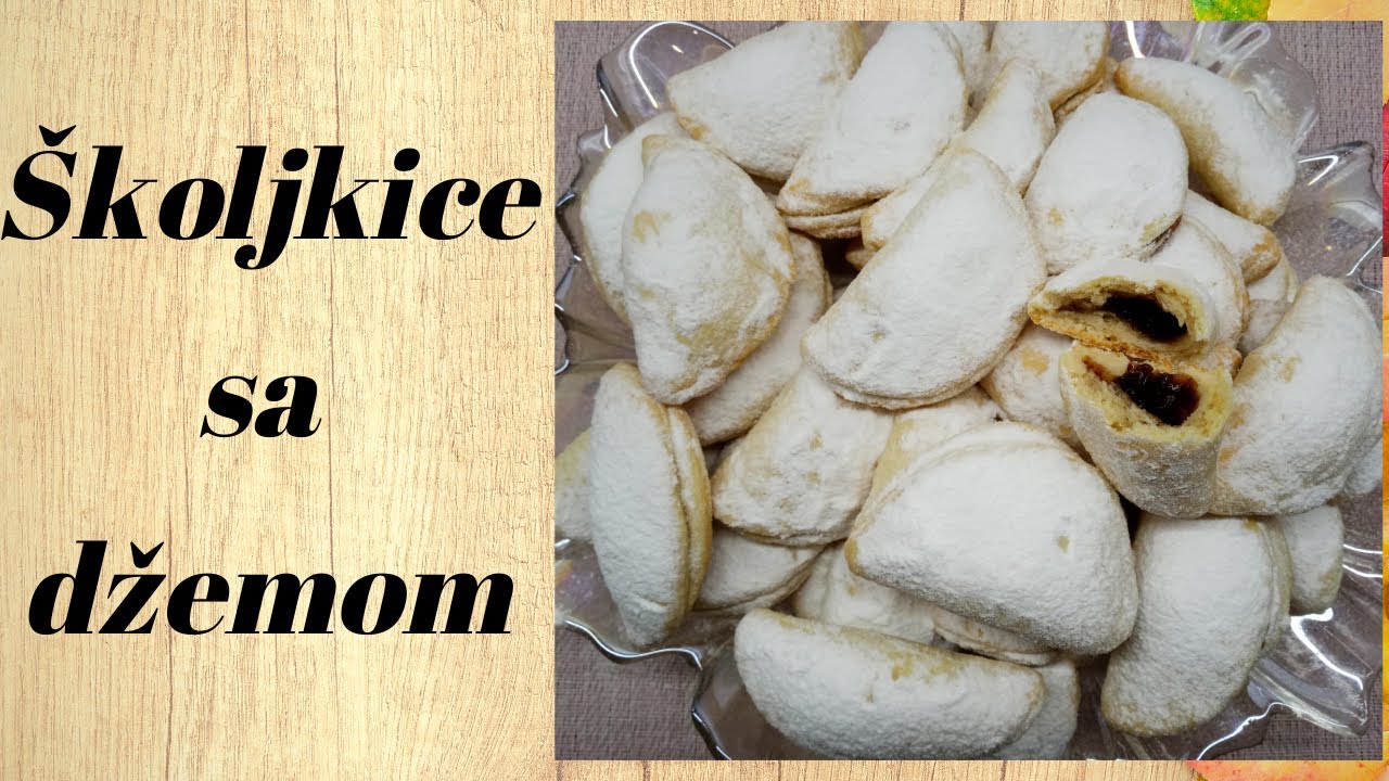 Školjkice (jastučići) sa džemom/pekmezom, brzi i jeftini kolačići | ekuhinjica