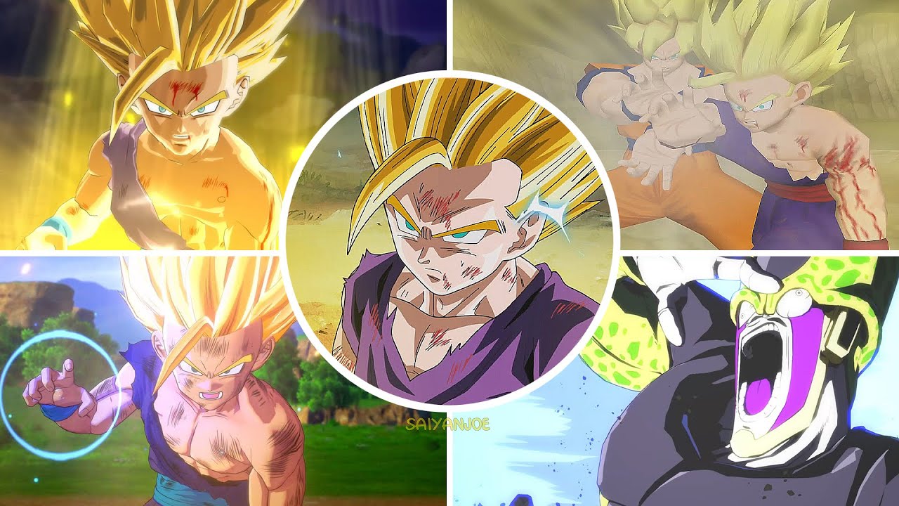 Evolution of Gohan Defeats Cell (Father Son Kamehameha)