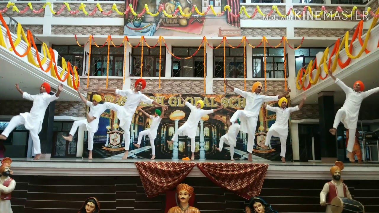 Bhangra Performance By Dasmesh Global School kotkapura Boys