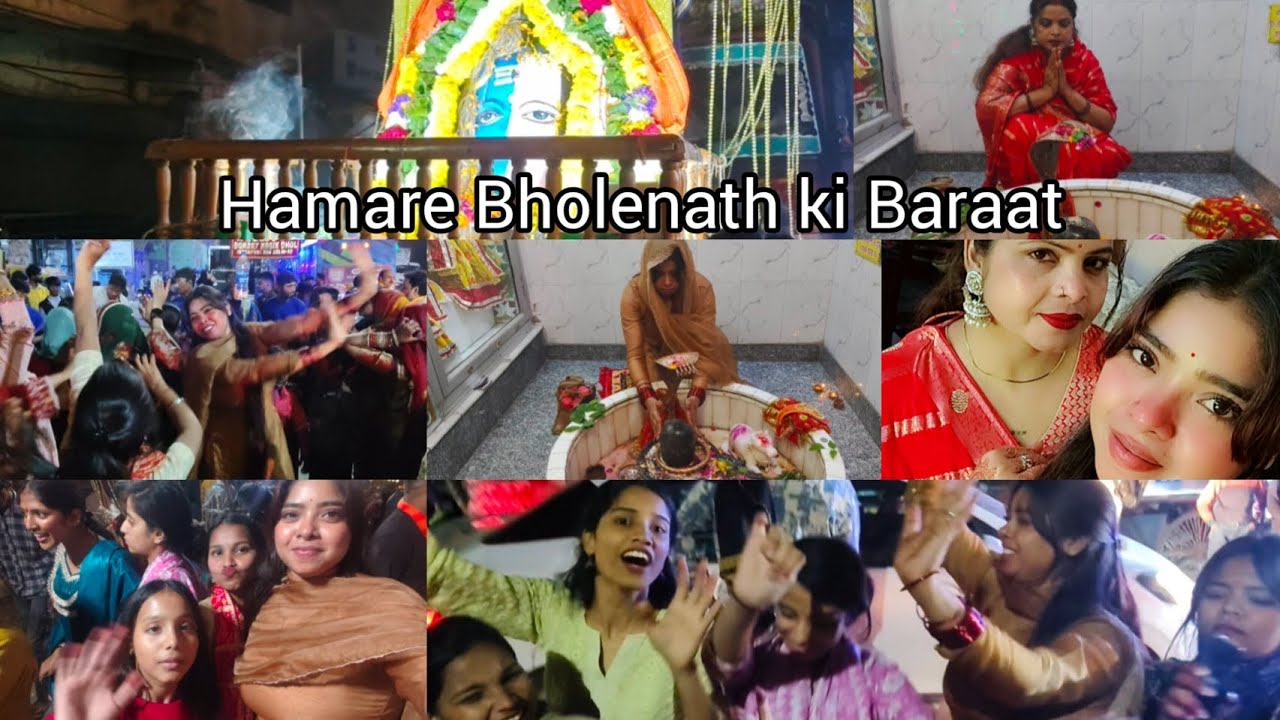 Hamare Bholenath ki Baraat...🙏🏻❤️#vlogvideo #shivratrispecial #shortvlog #video #youtube 
