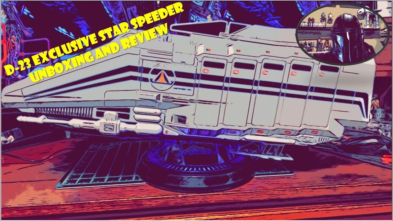 D23 Star Speeder 3000 Unboxing and Review