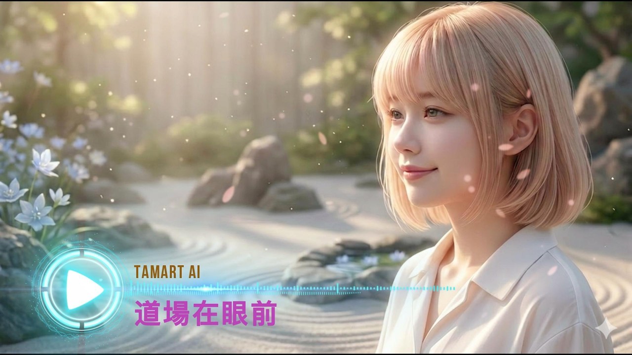 【AI 佛系流行搖滾】《道場在眼前》 - 專輯《心海裡的歸家》第四章🎵 TAMART AI (Original) | 治癒系時代曲：火中生蓮，看透業力的勇氣