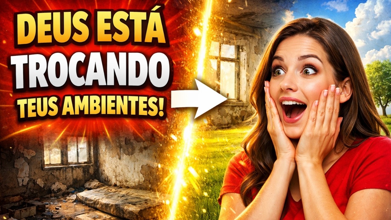 Deus está trocando teus ambientes